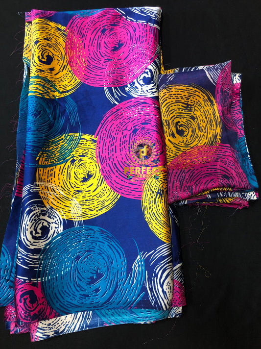 Colorful Circle Silk Set