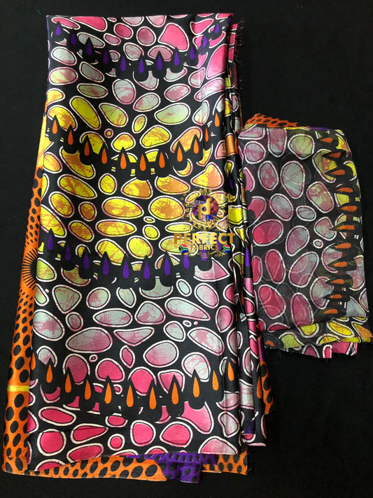 Unique Ankara Silk Set