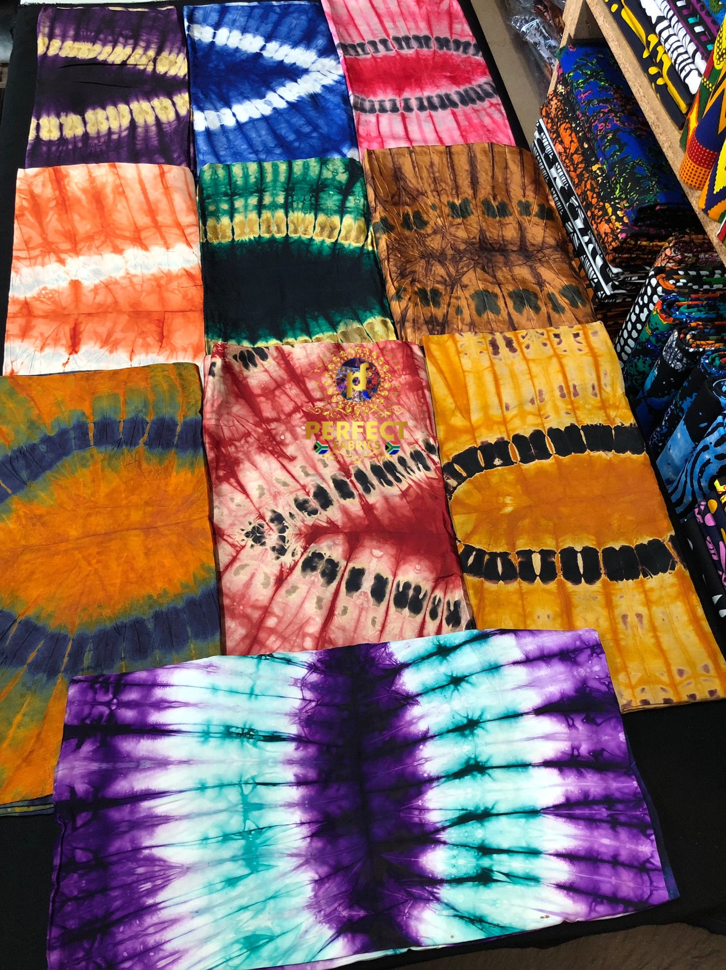 10pcs Silk Adire Combo