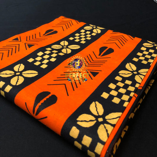 Unique Orange Tribal Ankara