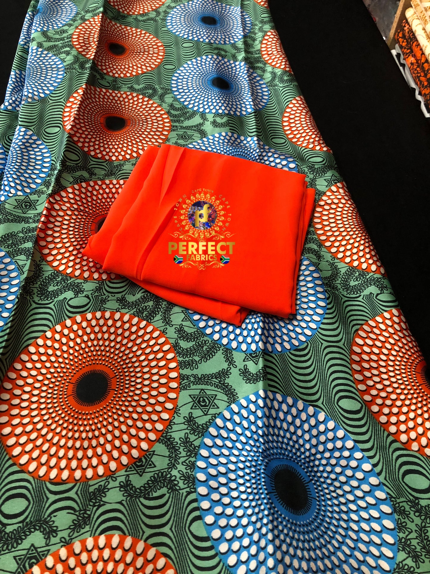 Vintage Ankara Silk Set