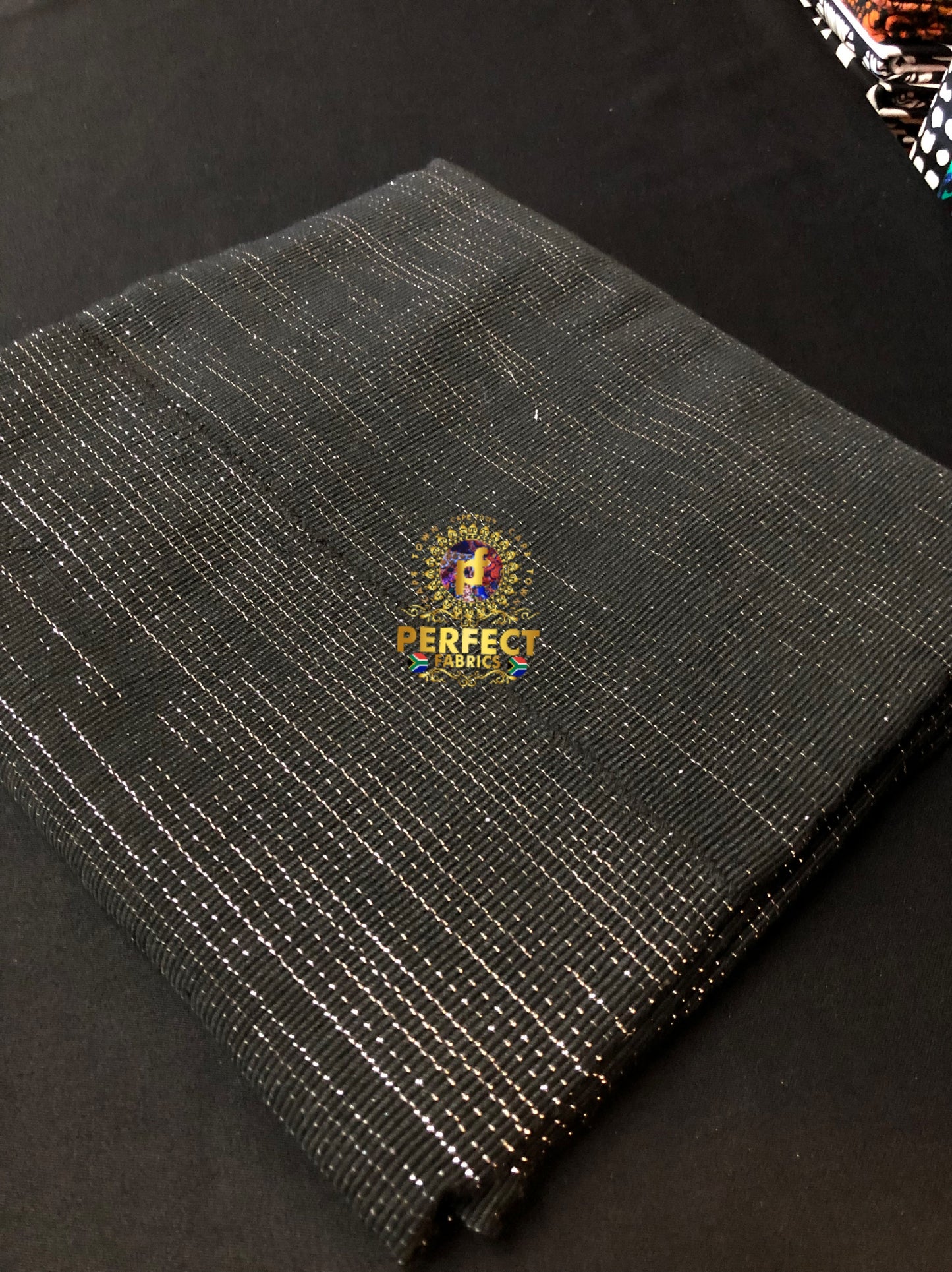 Fugu- Black & Silver Shimmer Plain