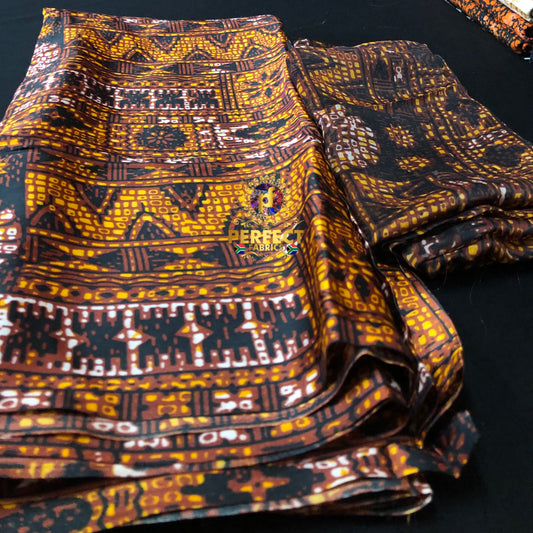 Unique Tribal Ankara Silk Set