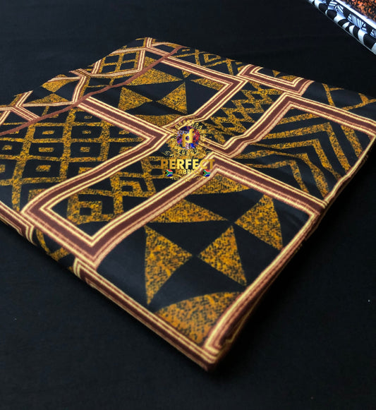 Black & Gold Tribal Ankara