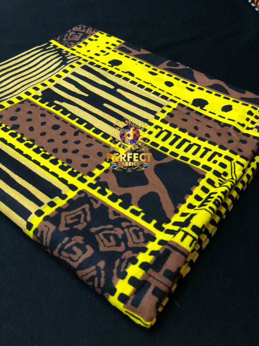 Brown & Yellow Tribal Ankara