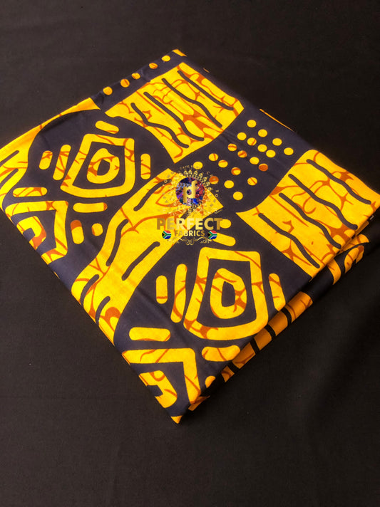 Black & Gold Tribal Ankara