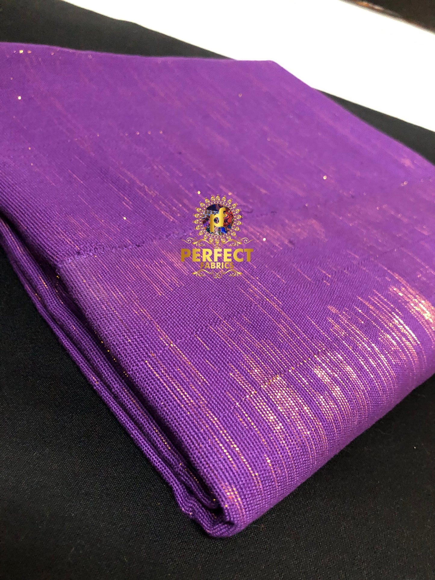 Purple with gold shimmer plain