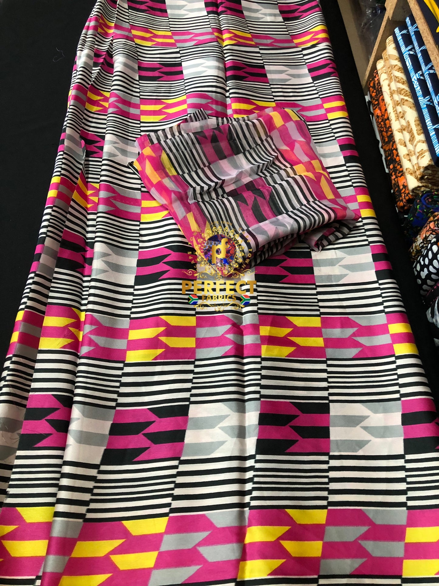 Kente Silk Set