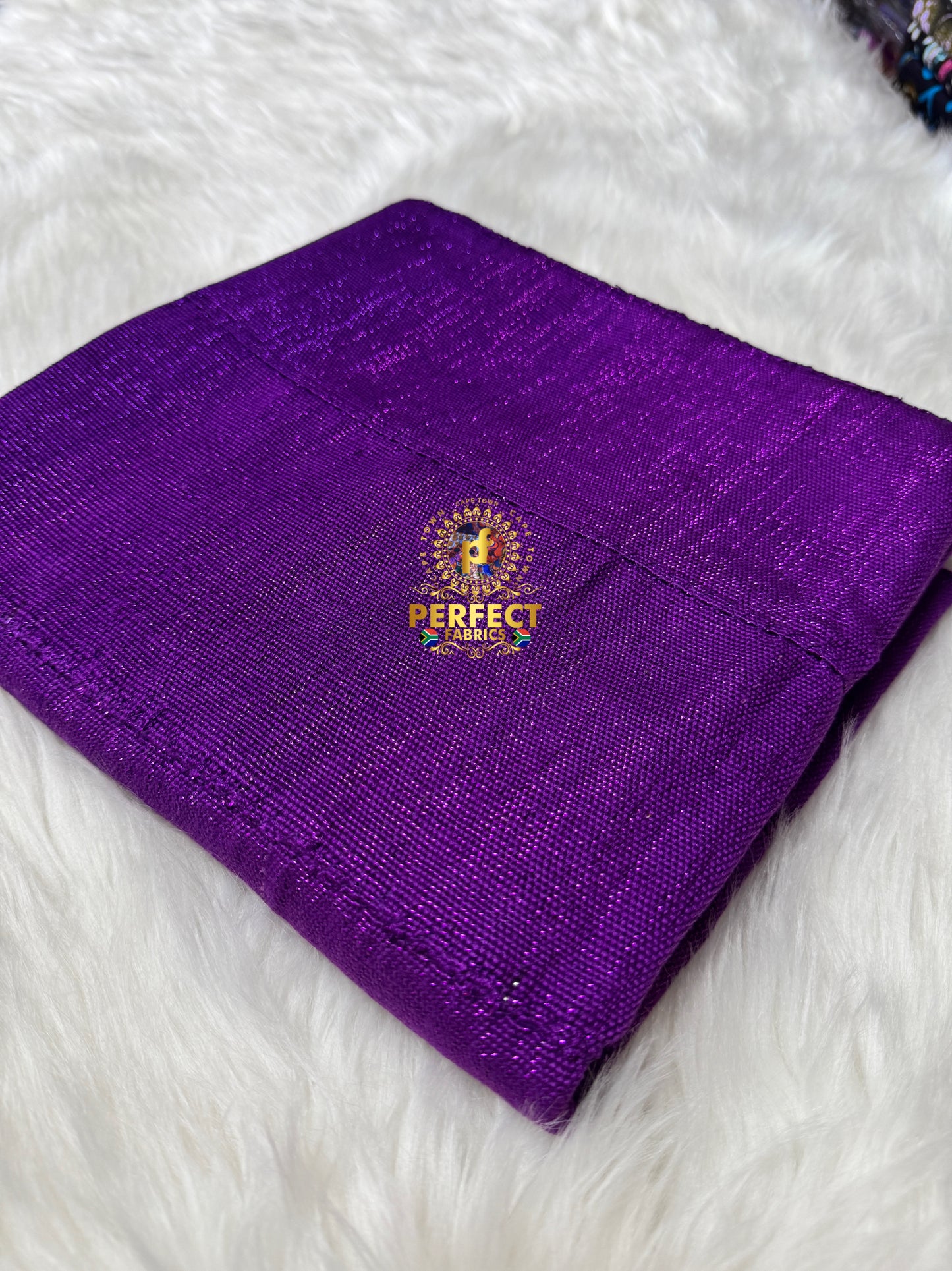 Purple Tones Ombre Shimmery Plain Kente