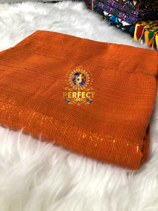 Ashanti- Orange Shimmery Plain