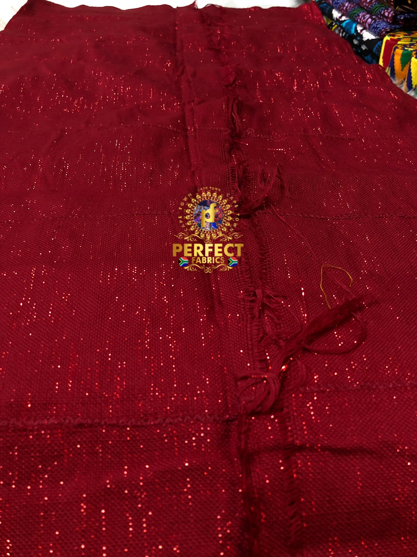 Ashanti- Maroon Shimmery Plain
