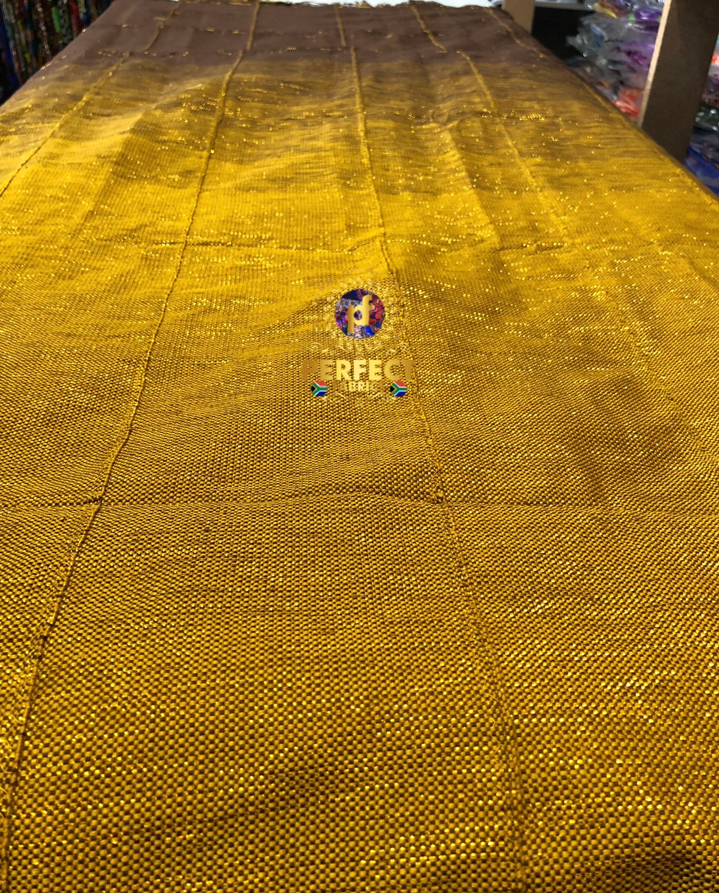 Brown & Gold Ombre Kente