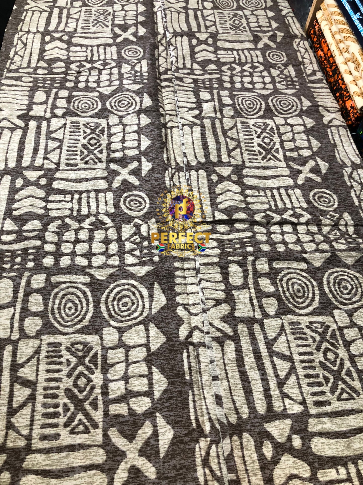 Unique Gray Tones Tribal Ankara