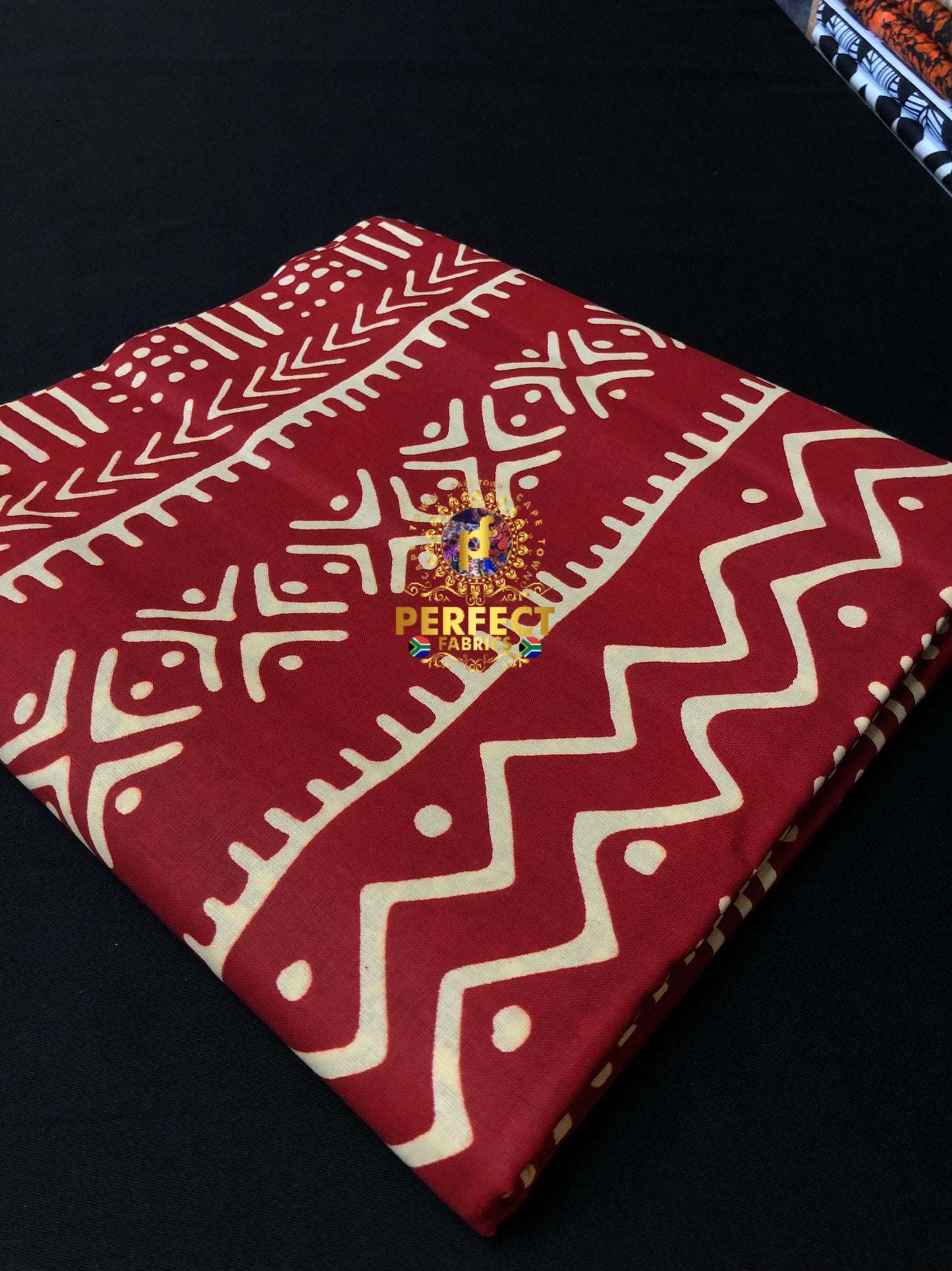 Maroon & Cream Tribal Ankara