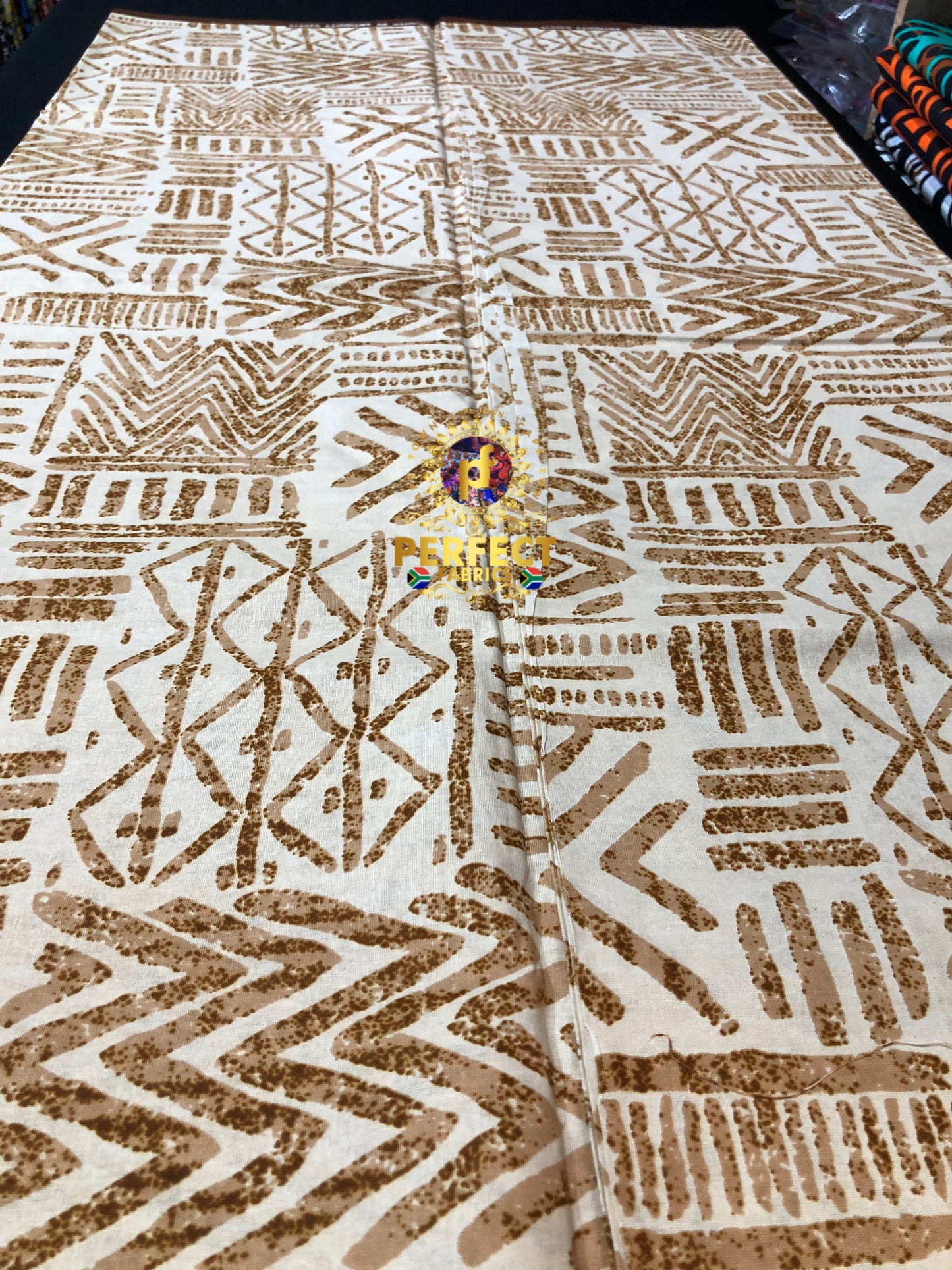 Light Brown Tribal Ankara