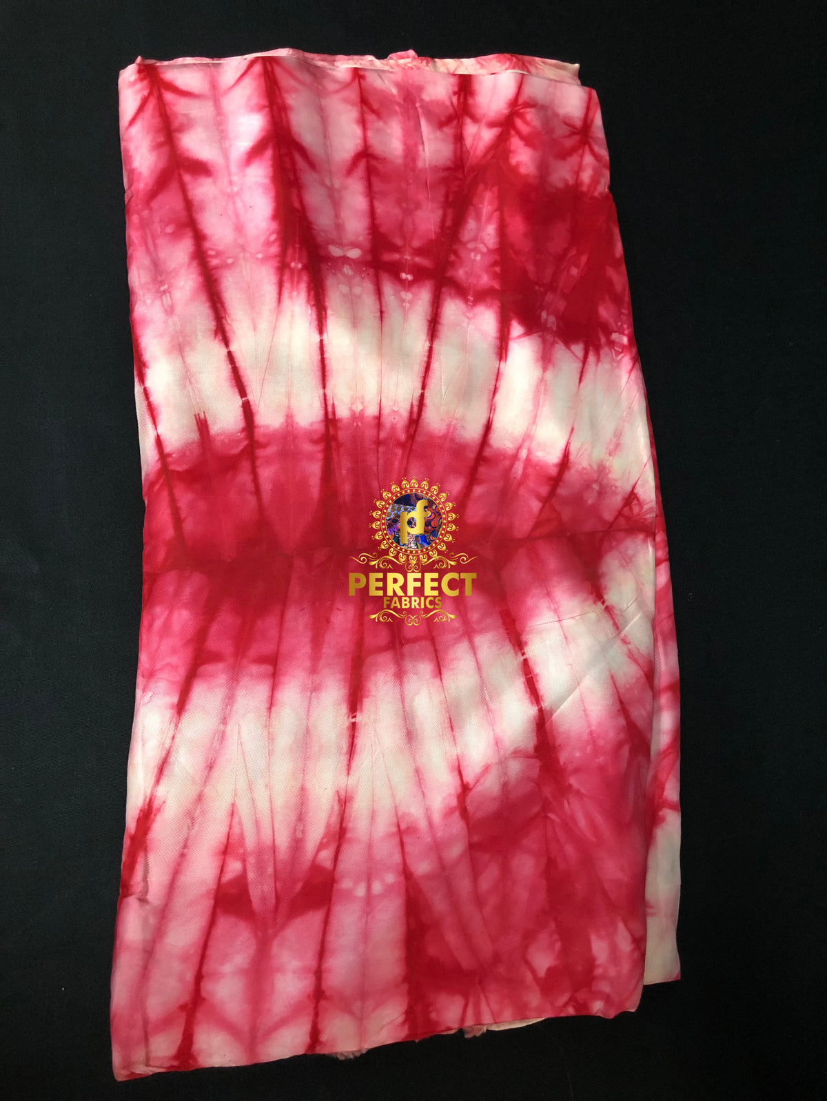 Pink & White Silk Adire – PERFECT FABRICS