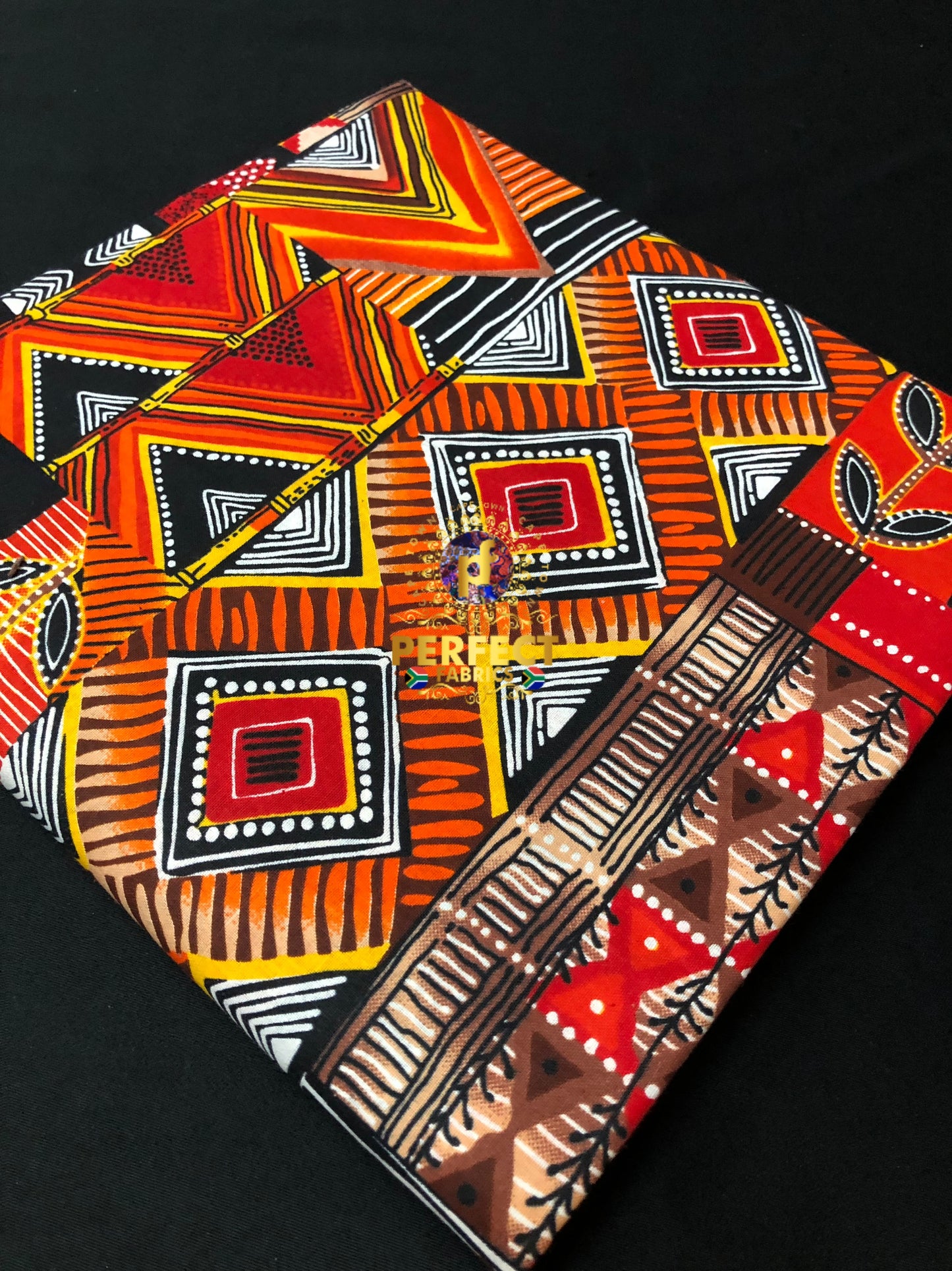Unique Orange Tribal Ankara