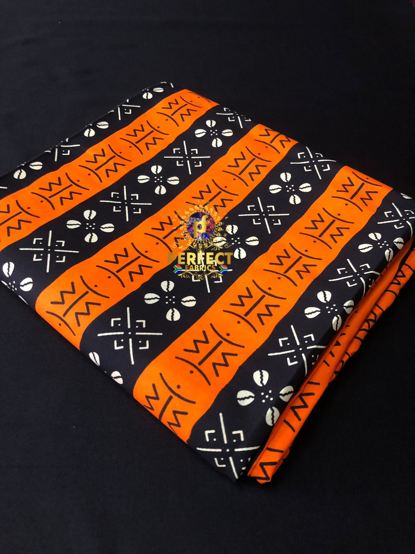 Burnt Orange Tribal Ankara