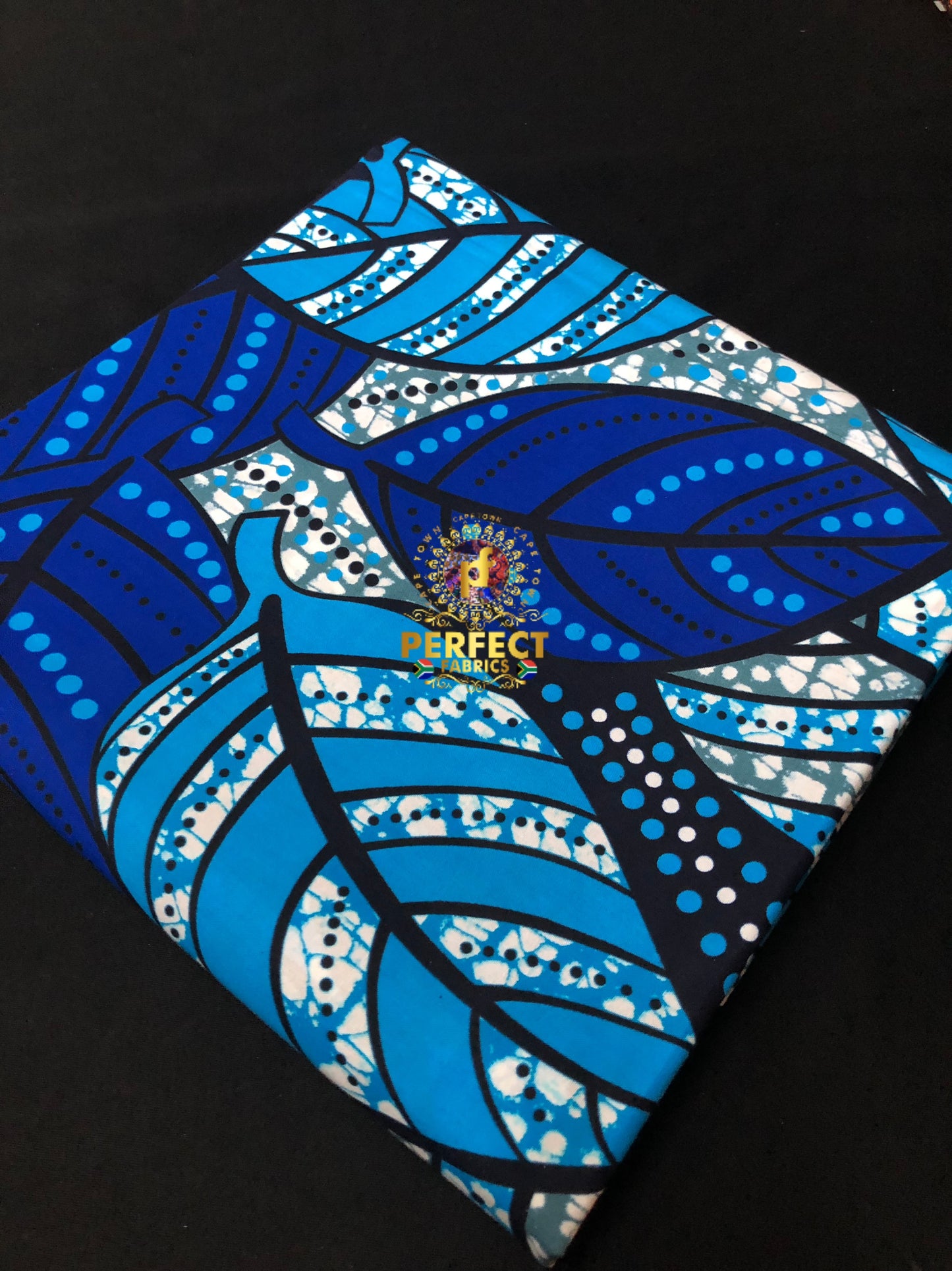 Blue Tones Cotton Ankara