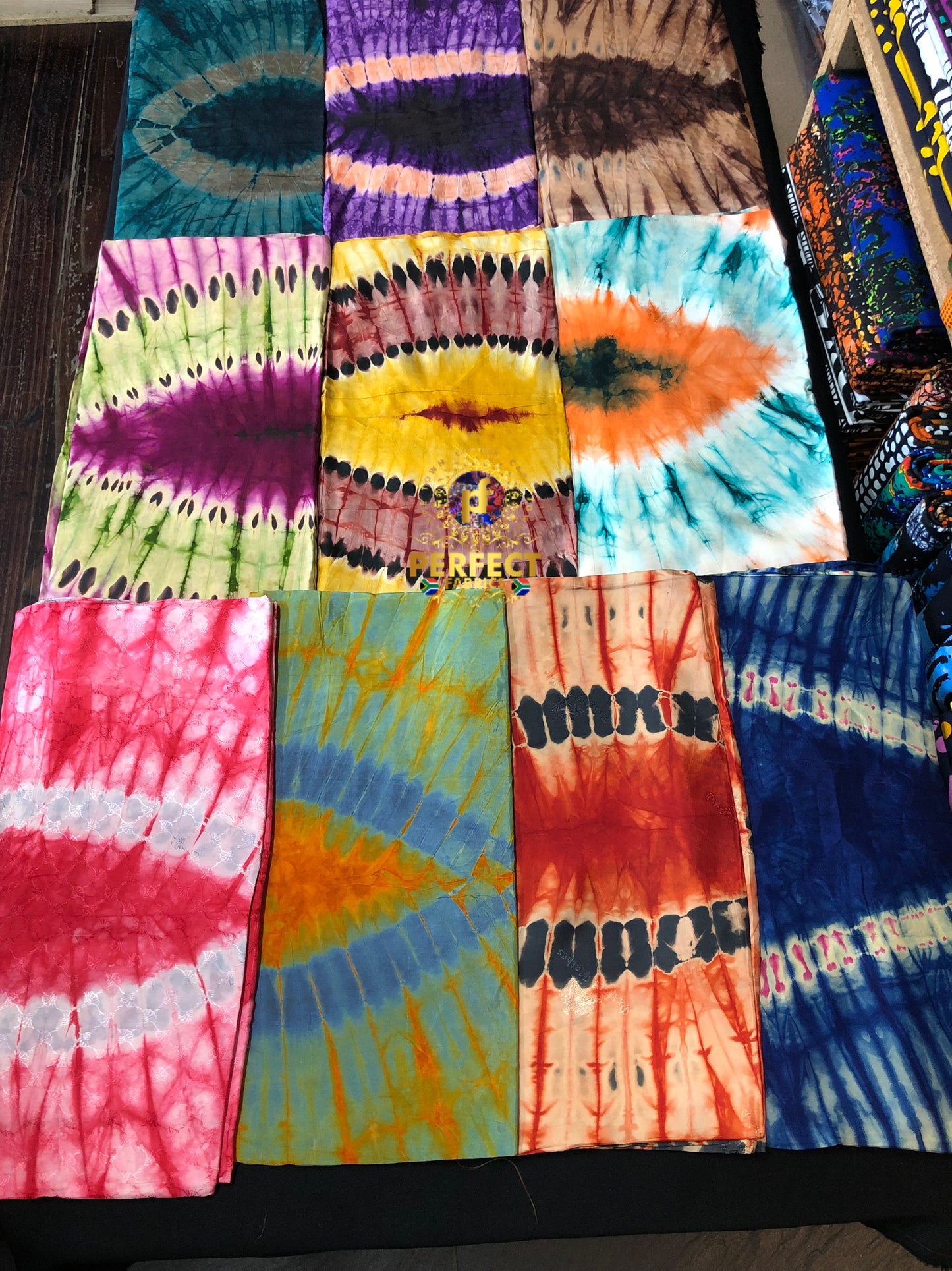 10pcs Silk Adire Combo