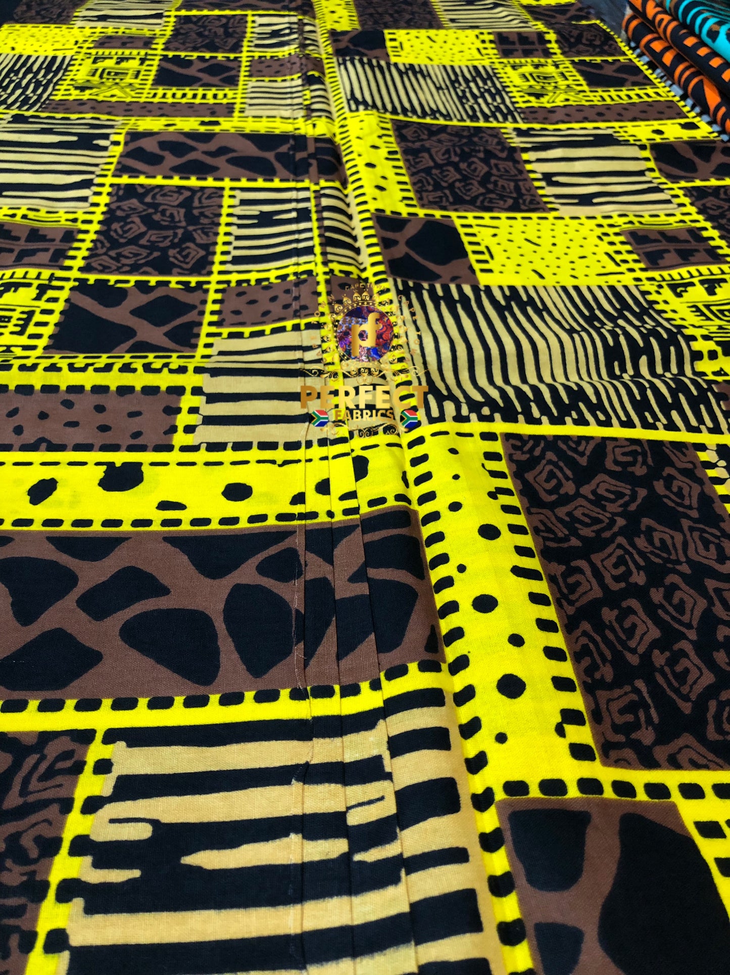 Brown & Yellow Tribal Ankara