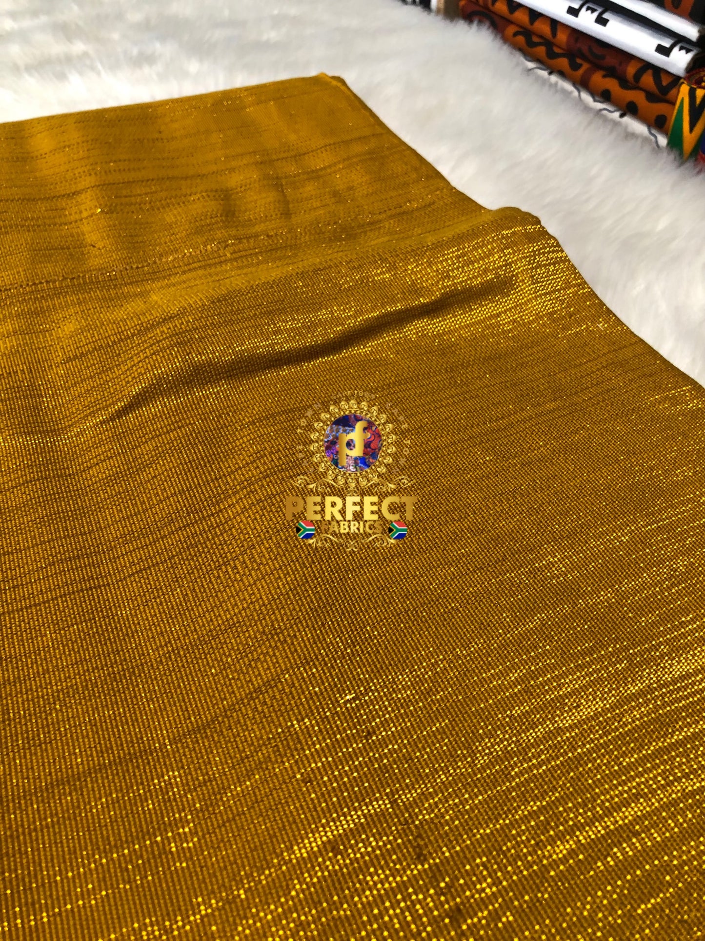 Fugu- Rich Gold Shimmery Plain