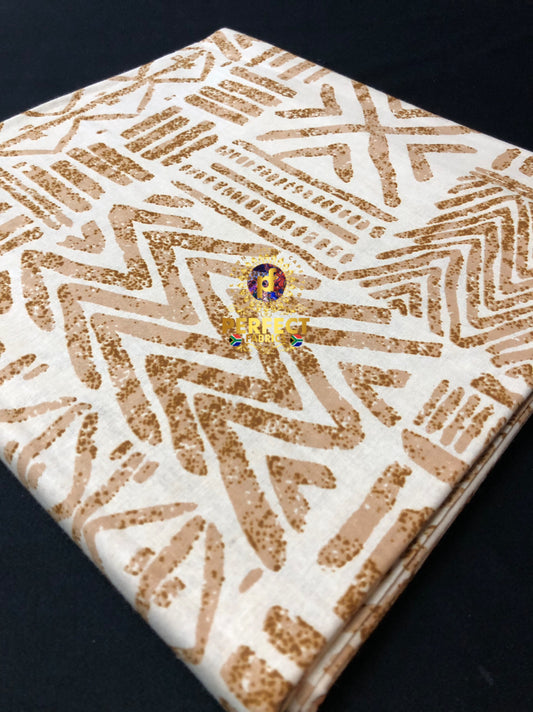 Light Brown Tribal Ankara