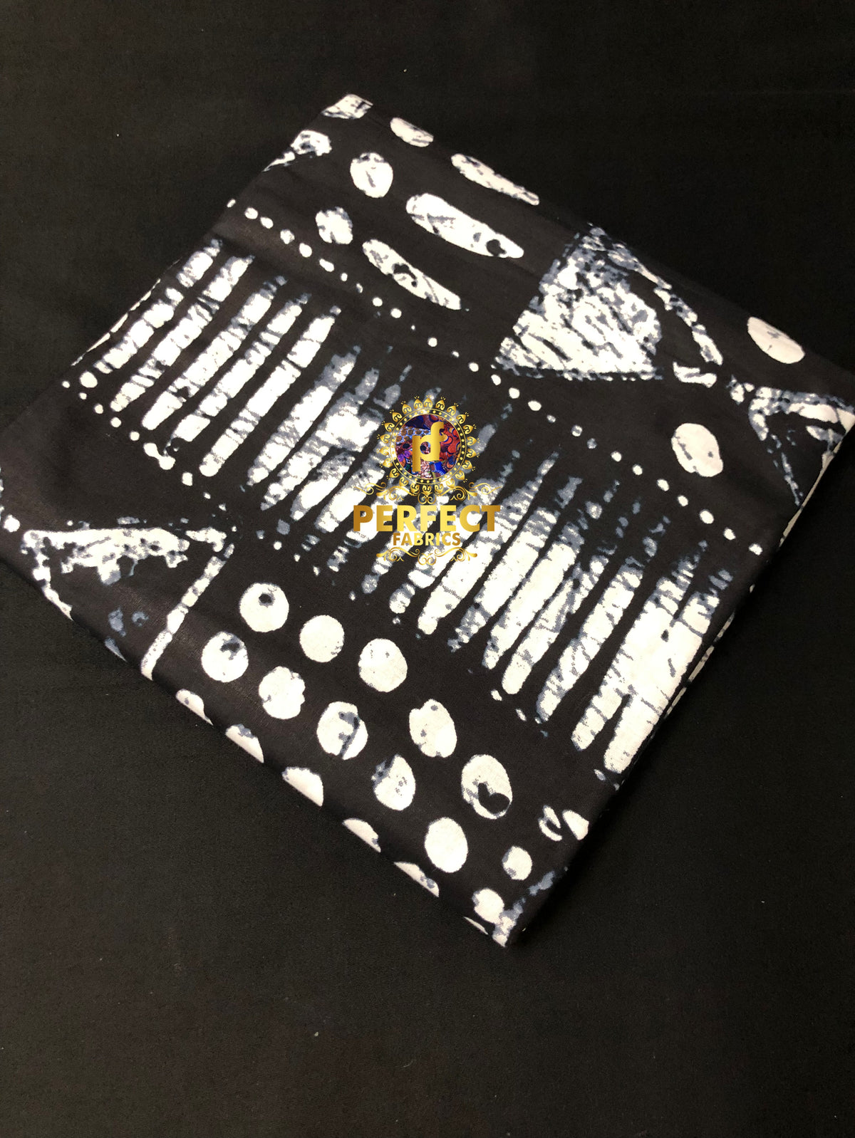 Black & White Adire Ankara – PERFECT FABRICS