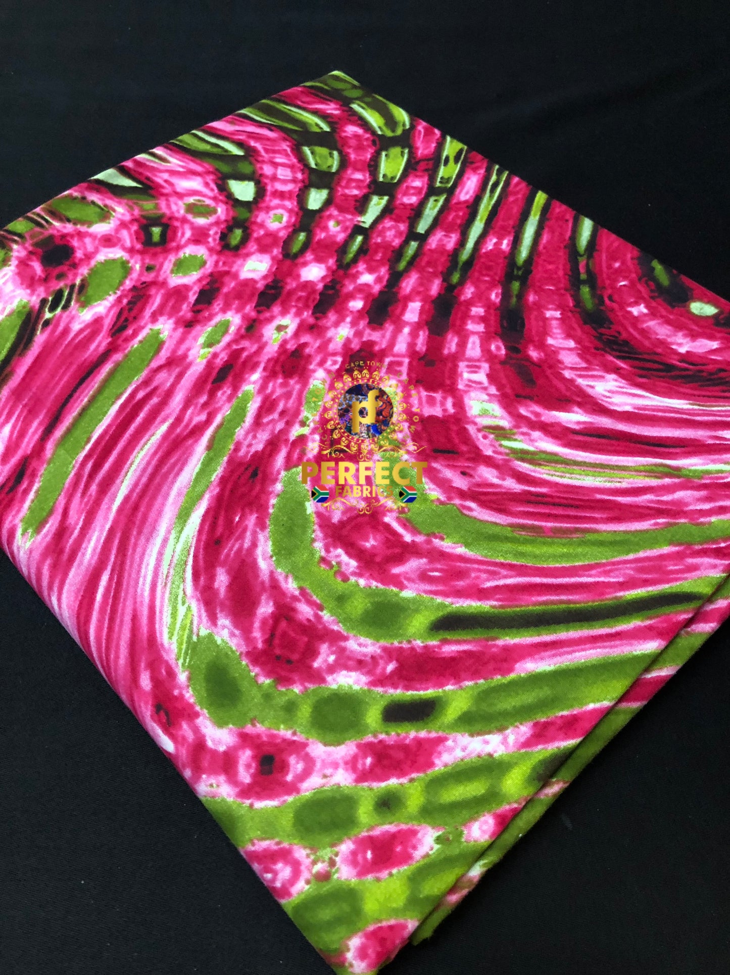 Unique Green & Pink Adire Ankara