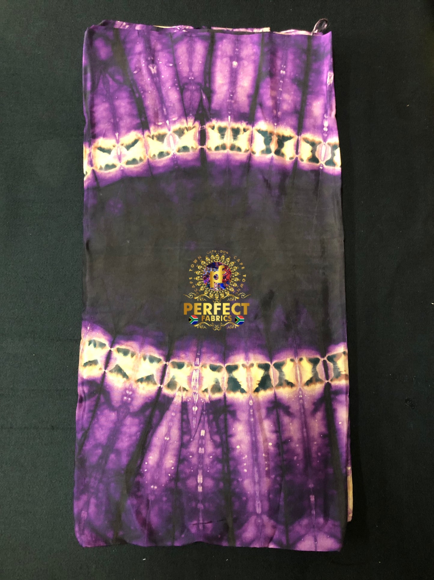 Purple Silk Adire
