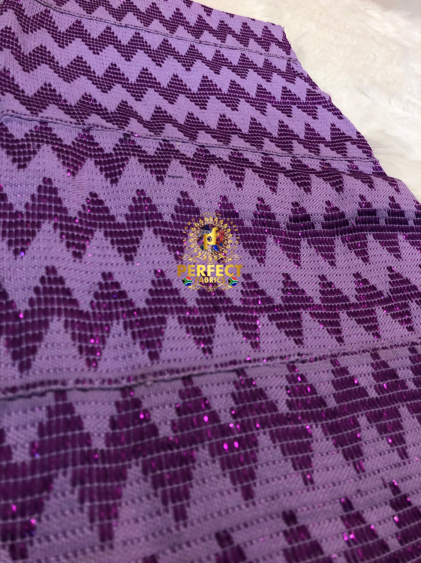 Purple Ashanti Kente