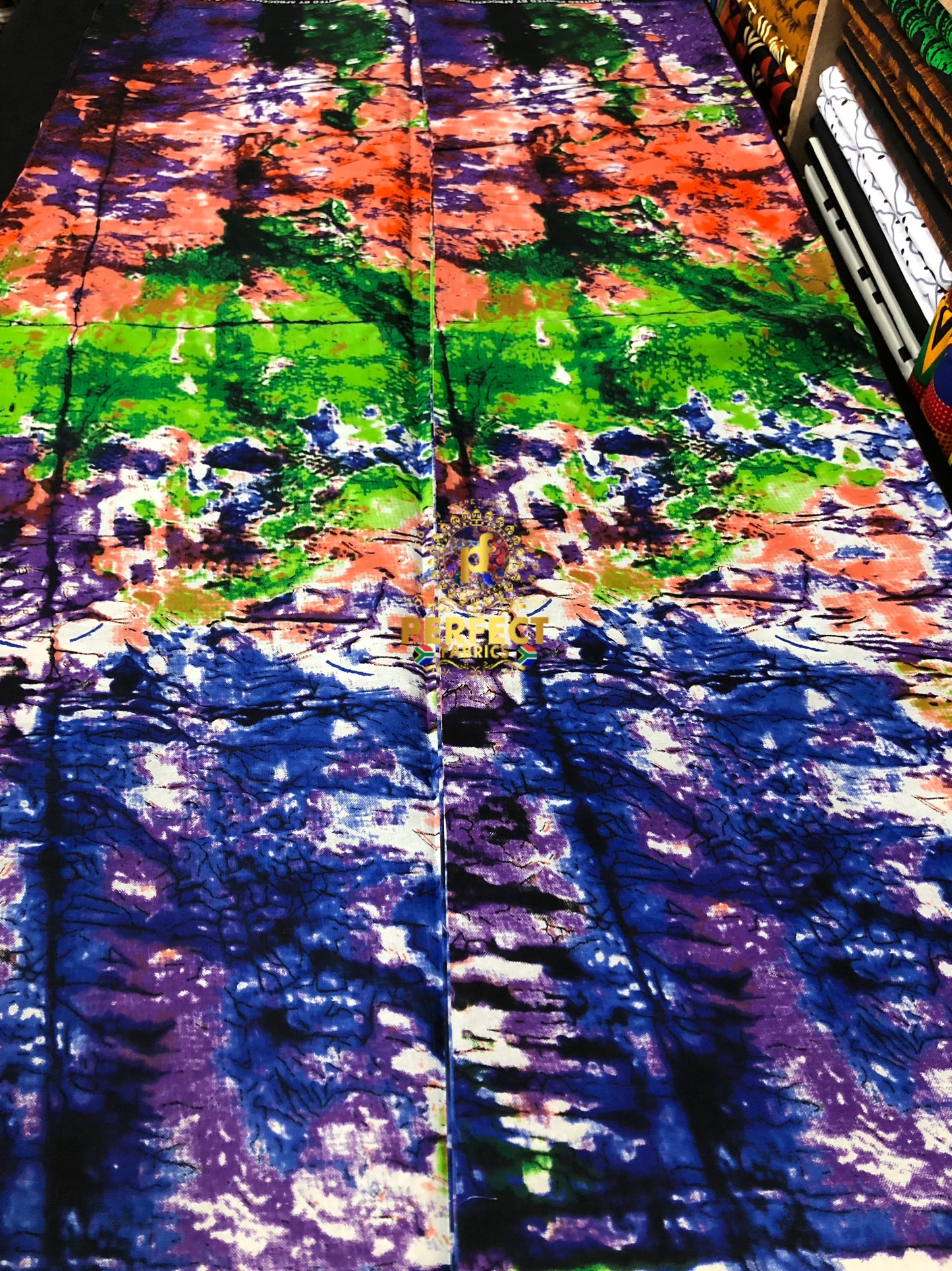 Colorful Adire Splash Ankara