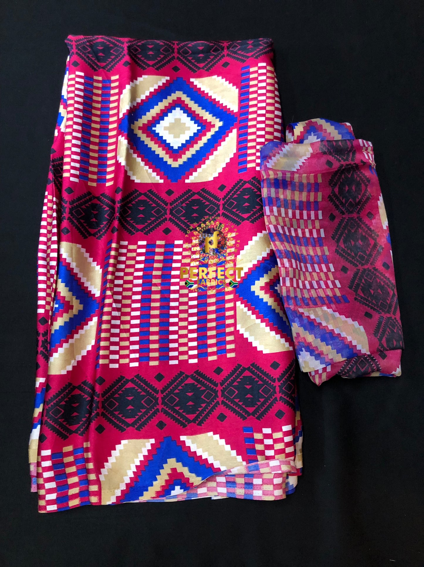 Kente Silk Set
