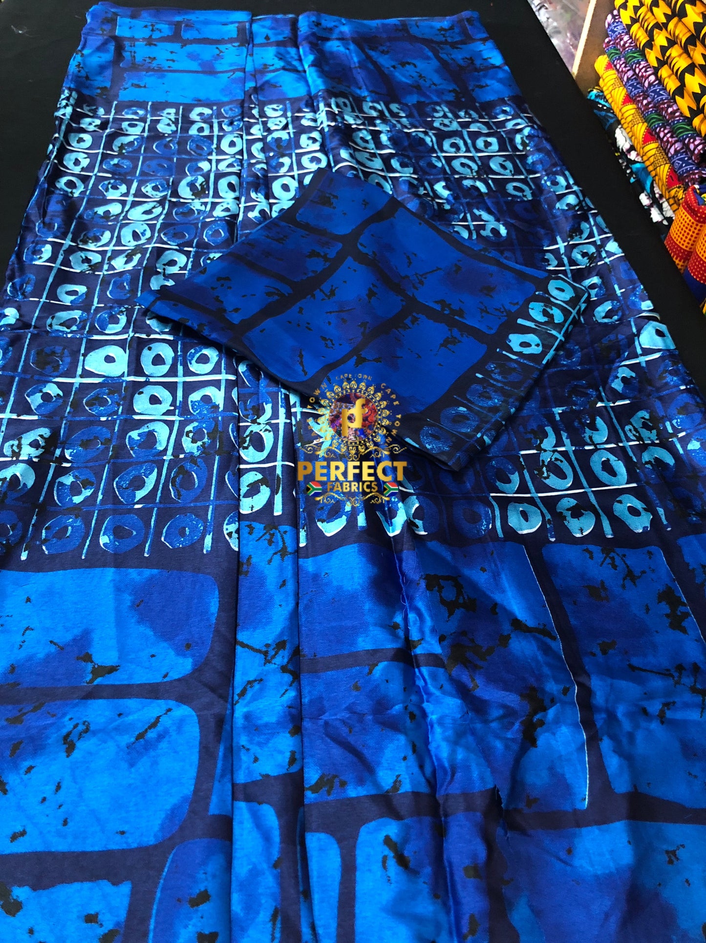 Unique Adire Silk Set