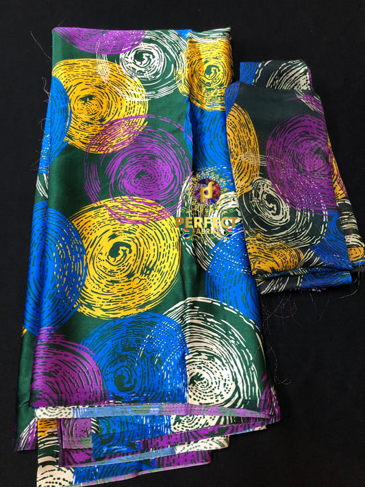 Colorful Circle Silk Set