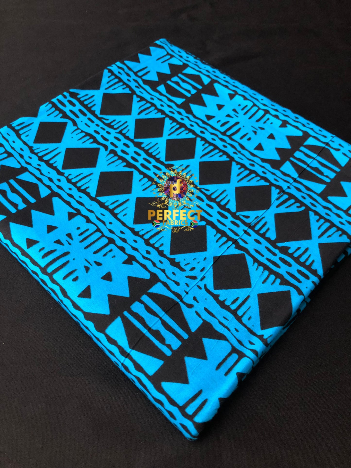 Blue & Black Tribal Ankara