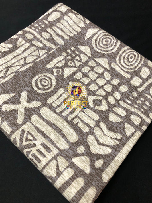 Unique Gray Tones Tribal Ankara
