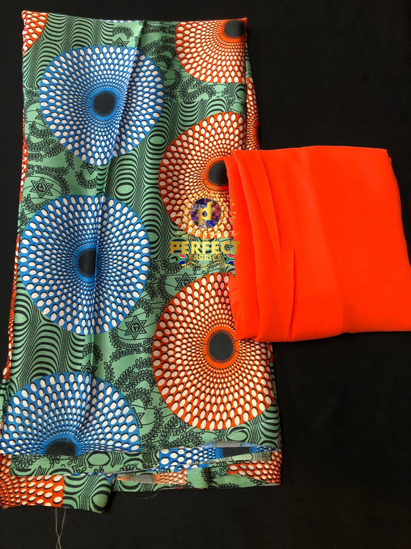 Vintage Ankara Silk Set
