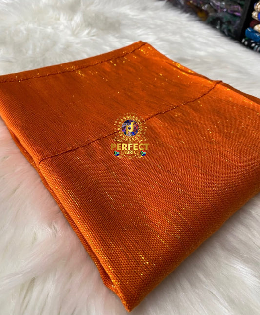 Ashanti- Burnt Orange Shimmery Plain