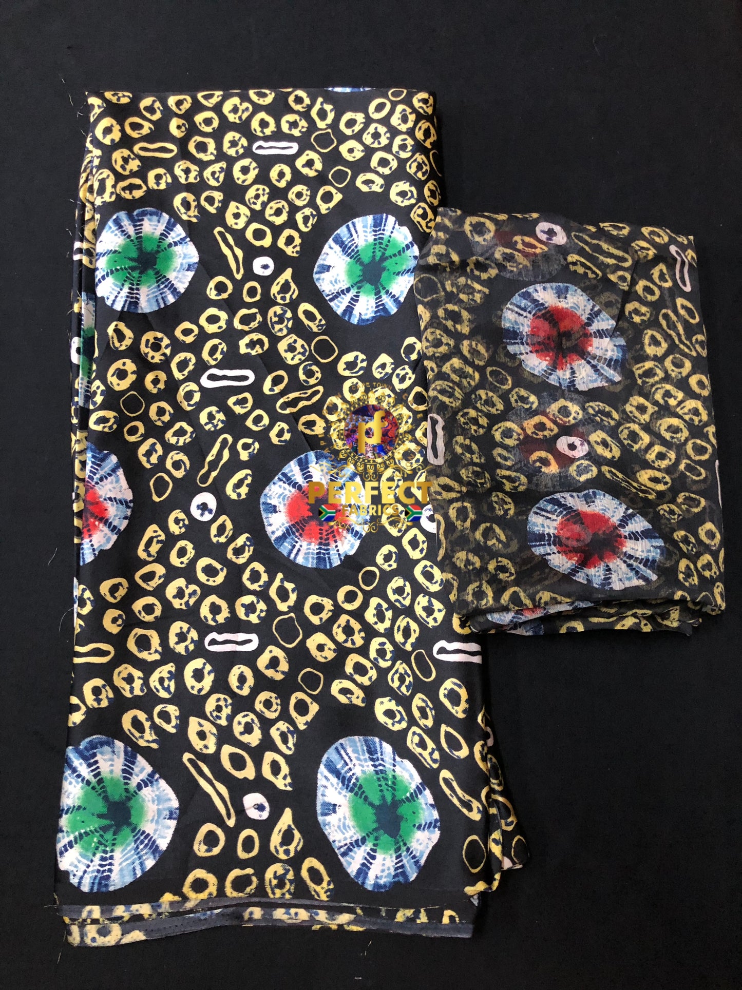 Unique Adire Silk Set