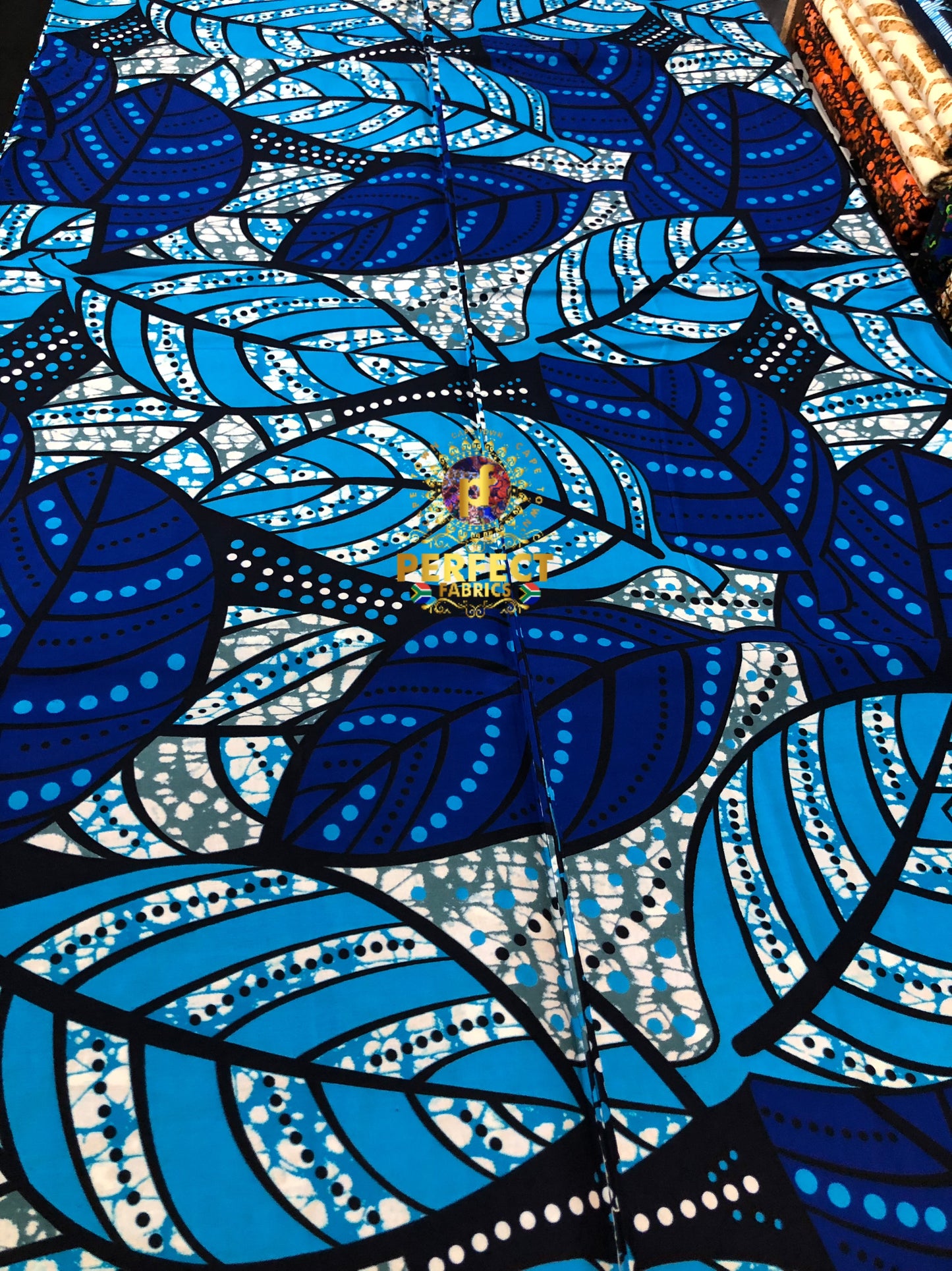 Blue Tones Cotton Ankara