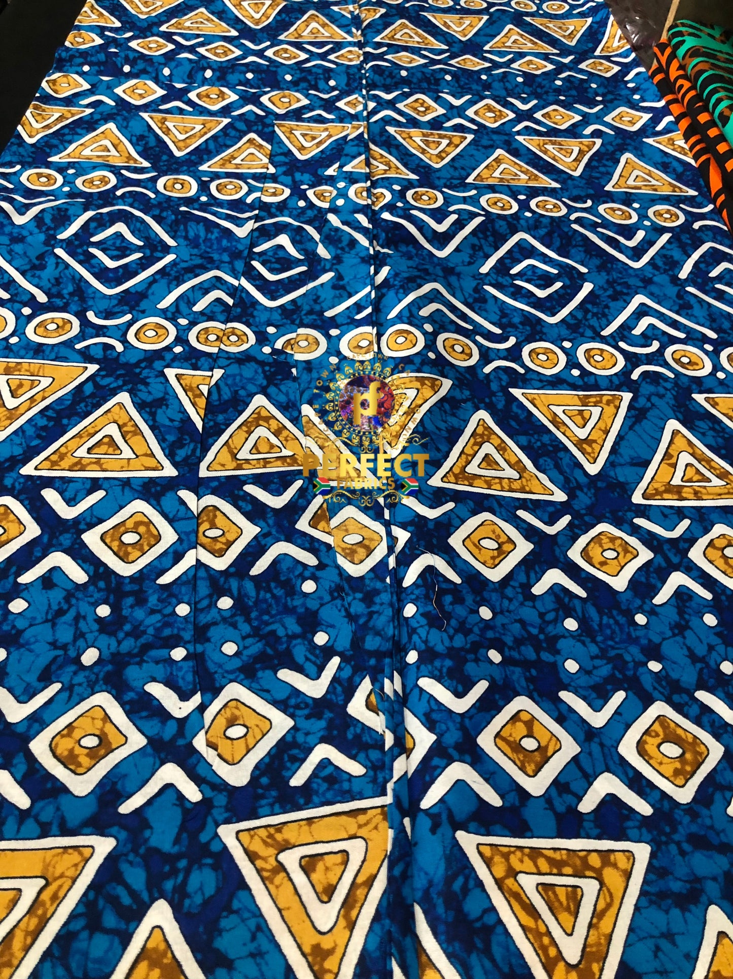 Unique Blue Tribal Ankara